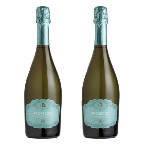 Cantina del Garda Spumante Prosecco DOC 75cl Duo Gift Set